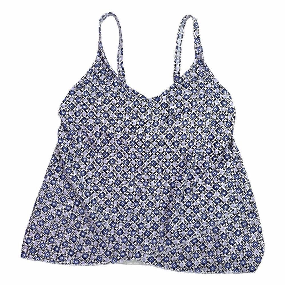 Lands End Womens size 2-4 Tankini Top Purple